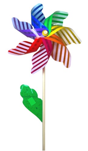 Wiatrak 110cm w paski