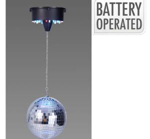 Kula disco srebrna 15cm