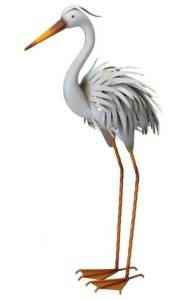 Czapla metalowa 79cm