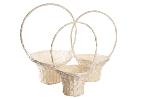 Komplet koszy wiklinowych 3szt