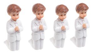 Klęczący chłopcy 8cm 4szt/kpl