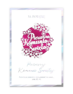 Kartka B6 LC Komunia - 013