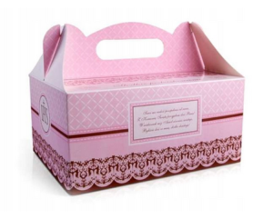 Ozdobne pudełka na ciasto komunijne 19x14x9cm 10szt/opak