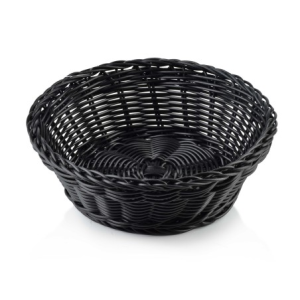 Koszyk okrągły czarny 20xH7cm