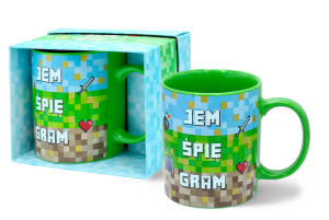 Kubek Top Boss TPB-002 "Jem, śpię, gram" 