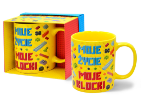 Kubek Top Boss TPB-001 "Moje życie, moje klocki" 