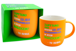 Kubek QN-005 „Najtrudniejsze w byciu rodzicem” 