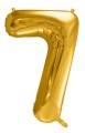 cyfra 7 - złoty