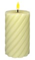 ŚWIECA LED KREMOWA 7,5X12,5CM 2XAAA FB001834_M_C