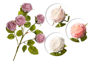 Gałązka róża 55cm mix