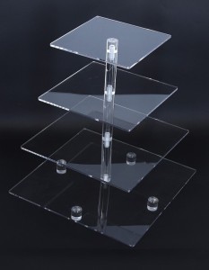 Dekoracyjne patery plastikowe 41x35x35cm