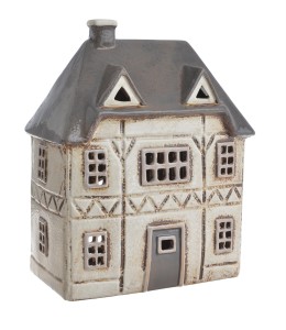 Domek ceramiczny, 18,5cmLx11cmWx23,5cmH