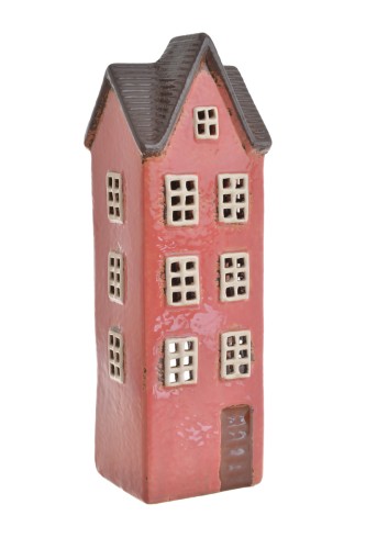Domek ceramiczny, 8,5cmLx7,5cmWx25,5cmH