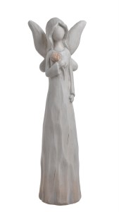 Anioł ceramiczna figurka 12,5cmL x 9cmW x 39,5cmH