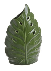 Artykuł dekoracyjny - wazon liść 25cmH
