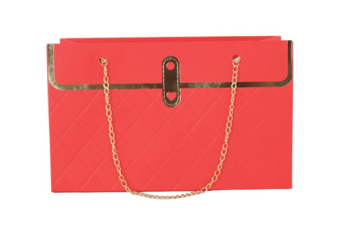 Torebka papierowa z łańcuszkiem