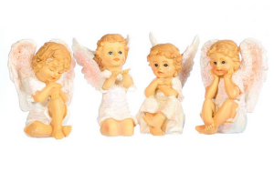 Anioł ceramiczny 9cm mix