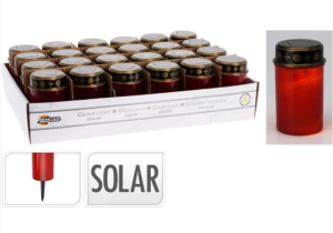 Świeca solar 6,5x6,5x12cm