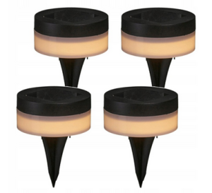 Lampka solar 4szt 9x9x12cm