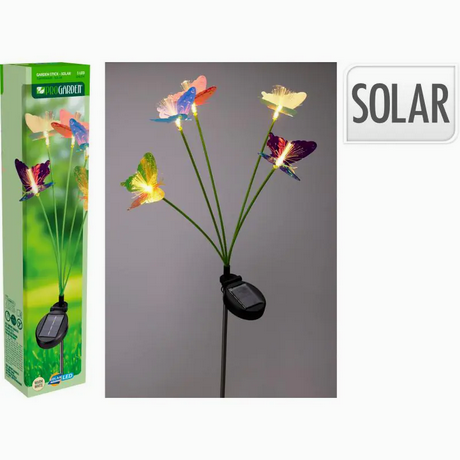 Lampa solar motyle 76cm