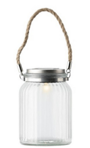 Słoik LED solar 10x15cm