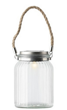 Słoik LED solar 10x15cm