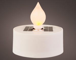 Tealight solar 5,5x2,5cm
