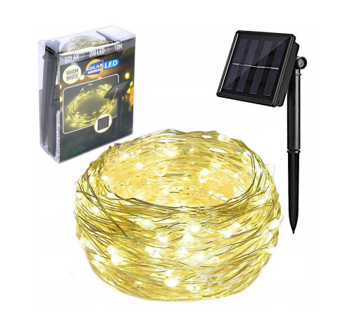 Lampki drucik solar 200LED