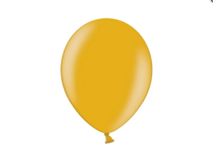 Balony 27cm Metallic Gold 100szt/opak