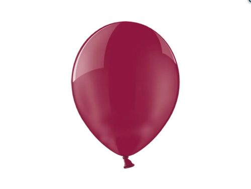 Balony 27cm Crystal Burgundy 100szt/opak