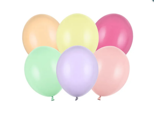 Balony Strong 27cm Pastel Mix 100szt/opak