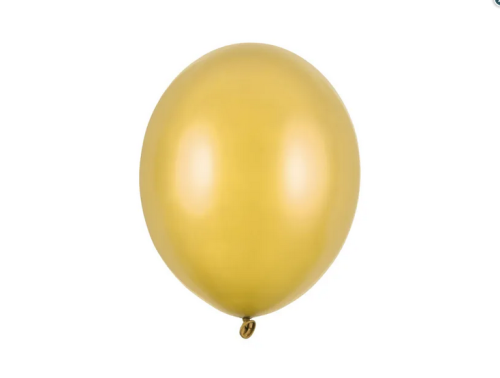 Balony Strong 30cm Metallic Gold 100szt/opak