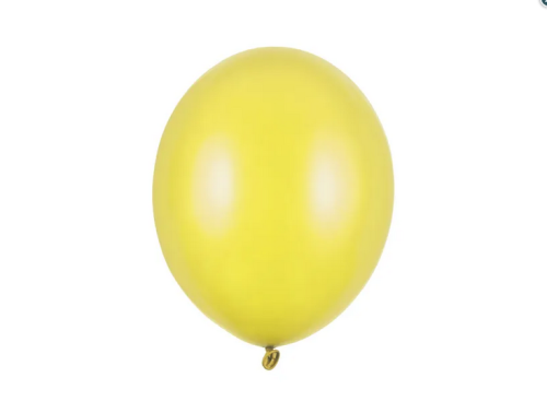 Balony Strong 30cm Metallic Lemon Zest 100szt/opak