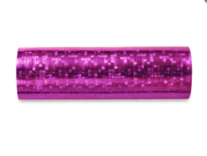 Serpentyny holograficzne różowy 3,8m 18szt