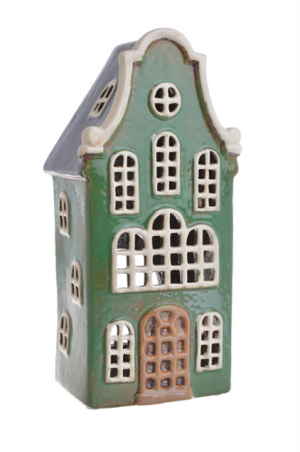 Domek ceramiczny 12cmLx8,5cmWx25cmH