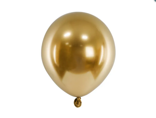 Balony Glossy 12 cm złoty 50szt/opak