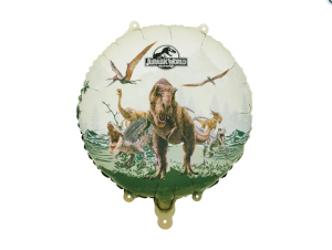 Balon foliowy pastylka Jurassic World, 35x35 cm, mix