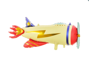 Balon foliowy Samolot, 91x39cm, mix