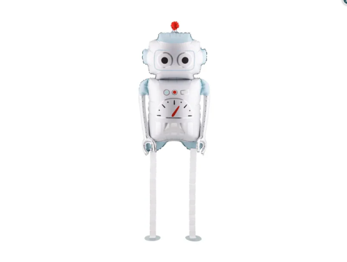 Balon foliowy Robot, 37x80 cm, mix