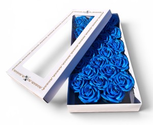 Róża mydlana 7,5cm 25szt/opak
