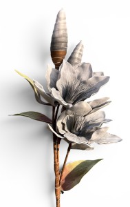 Magnolia piankowa gałązka 114cm