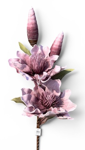 Magnolia piankowa gałązka ozdobna 115 cm – realistyczny efekt