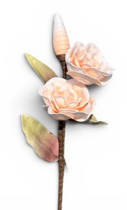 Magnolia piankowa gałązka 100 cm - sztuczny kwiat dekoracyjny