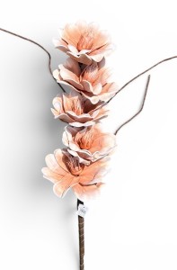 Magnolia piankowa gałązka 95 cm - sztuczny kwiat do wazonu, kompozycji
