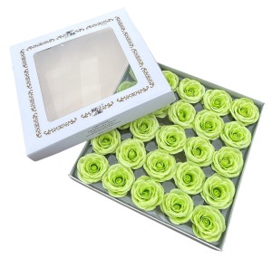 Róża mydlana 5cm 25szt/opak zielony