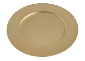 Talerz dekoracyjny 33cm złoty