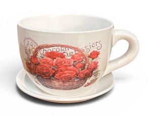 Osłonka filiżanka z podstawkiem 14cm