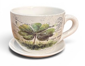 Osłonka filiżanka z podstawkiem 14cm