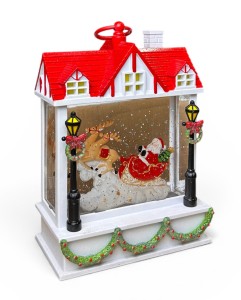 Domek z wodą i figurką 23cm