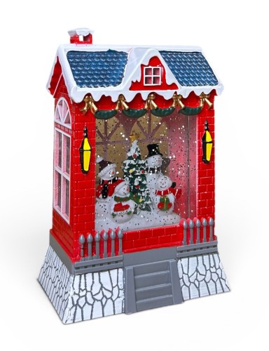 Domek z wodą i figurką 21cm